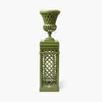 Lattice Pedestal with the matching Lattice Garden Urn on top