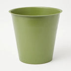 Olive green water liner included with the Lattice Garden Urn